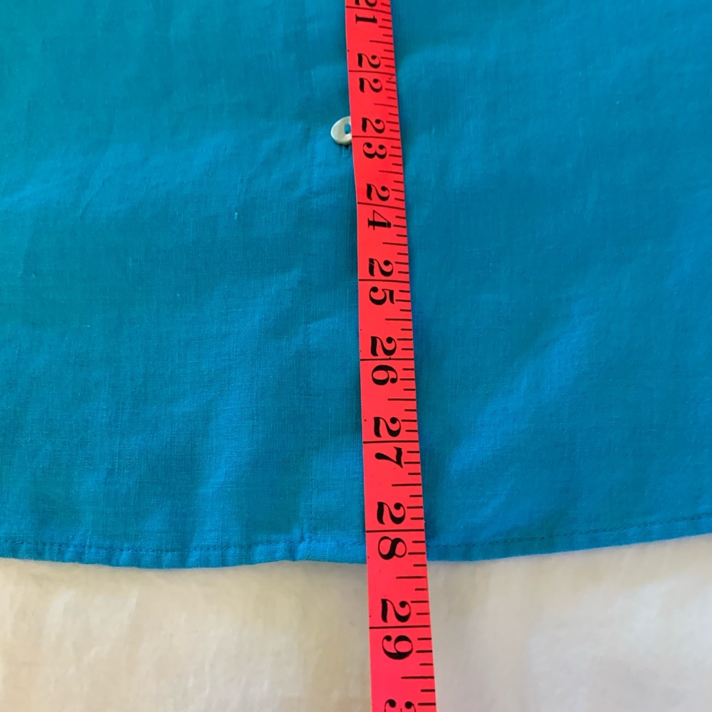 Chico’s No-iron Linen Shirt size 2(L-12). - Picture 8 of 11